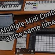 Использование нескольких MIDI контроллеров в Ableton Live