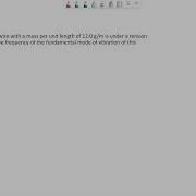 Standing Wave On A String Example 2