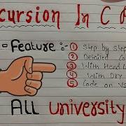 Recursion In C C Programming Tutorial With Handwritten Notes Code Hacker