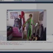 Kinect Skeleton Overlayed Onto The Video Stream