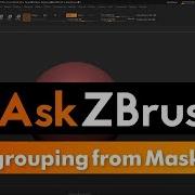 AskZBrush How Can I Create Polygrouping From Masking