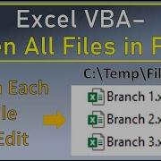 Excel VBA Открытие файлов в Path и редактирование