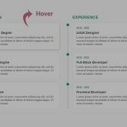 Responsive Portfolio Resume Section Using HTML CSS Education And Experience Timeline
