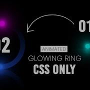 CSS3 Glowing Gradient Loader Ring Animation Effects CSS Animation Effects Html CSS Glowing Ring