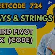 724 2 Find Pivot Index Code 1 Array And String Playlist Leetcode Dsa