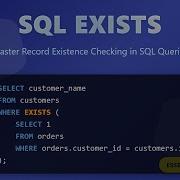 SQL EXISTS Explained Check Record Existence Like A Pro