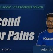 KJCP02 Second Year Pains Coding With Logic CP Problems Solved Easy