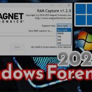 Memory Acquisition With Magnet Windows Forensics RAM Capture