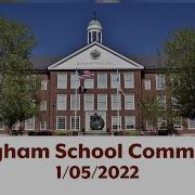 Hingham School Committee 1 05 2022