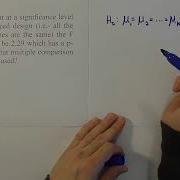 Which Multiple Comparison Method Should Be Used Here Problem 1