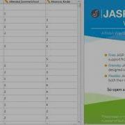 Importing Data In JASP