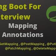 SpringBoot GetMapping PostMapping Putmapping PatchMapping DeleteMapping Аннотации 9