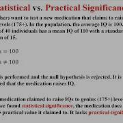 Statistical Vs Practical Significance