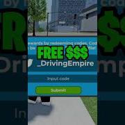 NEW Code In Driving Empire Roblox Robloxgame Fyp Shorts Drivingempire