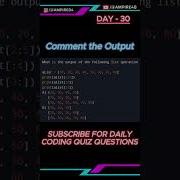 DAY 30 Tell Me The Output Of This Code Python Quiz Question Daily Quiz Challenge Ampire