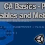 Csharp C Basics For Unity Variables And Methods