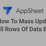AppSheet как легко массово обновить строки базы данных