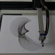 Pen Plotter Drawing Time Lapse