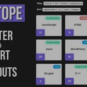 Isotope JQuery Plugin Filtering Sorting Layouts