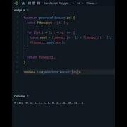 Generate Fibonacci Numbers In JS Shorts Coding Javacript