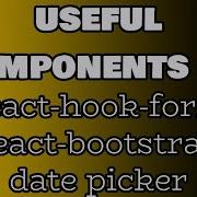 Part 2 React Hook Form React Bootstrap Date Picker