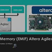External Memory EMIF Altera Agilex 5 FPGA