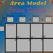 Area Model Partial Quotient