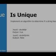 1 1 Is Unique JAVA Implement An Algorithm To Determine If A String Has All Unique Characters