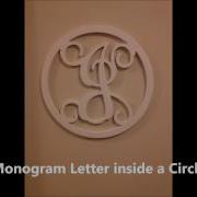 Monogram Letter Inside A Circle Inkscape