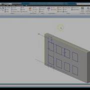 Noblin Inventor Tutorial 018 Modeling Rectangular Pattern