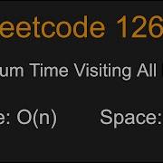 Minimum Time Visiting All Points Leetcode 1266 Python
