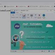 PHP Tutorial 23 Filters Part 1 FILTER VALIDATE