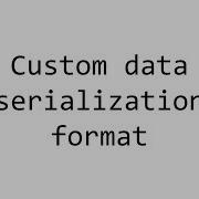 Custom Serialization Deserialization Text Format For C Structs
