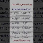 Java Interview Question Answer Interface Vs Abstract Class Java Programming