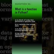 Python Qn 55 Python Questions And Answers Tech NS Arena Programmingquiz