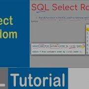 30 Select Random In SQL SQL Tutorial
