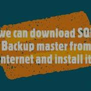 SQL Backup Using SQL Backup Master