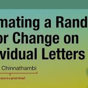 Animating A Random Color Change On Letters