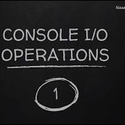 I O CONSOLE OPERATIONS IN C PART 1 15