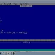 Учебник QBasic 17 Двумерный массив Матрица QB64 Колода карт
