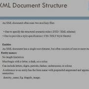 XML Document Structure