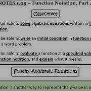 Algebra 2 Notes 1 09 Function Notation Part 4