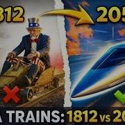 USA Trains Evolution 1812 2050 From Uncle Sam Cart To Hyperloop Future