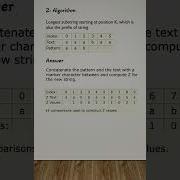 Z Algorithm Coding Programming Patternmatching