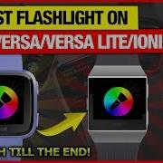 Best Flashlight App On Fitbit Sense Versa 3 Versa 2 Versa Lite