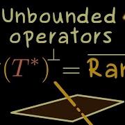 Unbounded Operators 12 Kernel And Range For Adjoints Dark Version