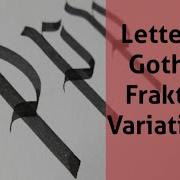Easy Gothic Calligraphy Alphabet Tutorial For Beginners Learn Blackletter Fraktur Calligraphy Lesson