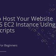 AWS Website Hosting Step By Step Tutorial With Bash Scripts On EC2 Instance