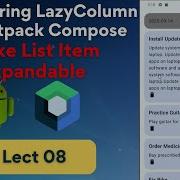 08 Make List Item Expandable Mastering LazyColumn Jetpack Compose Android With Rashid Saleem