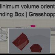 Minimum Volume Oriented Bounding Box Galapagos Grasshopper 3D